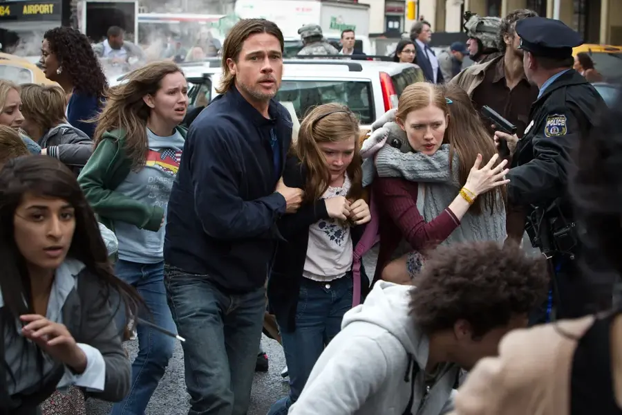 Brad Pitt in World War Z